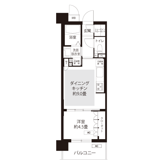 間取図（A1タイプ）