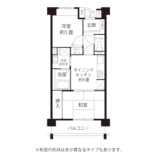 間取図（V1タイプ）