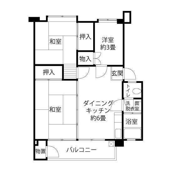 間取り図（Hタイプ）