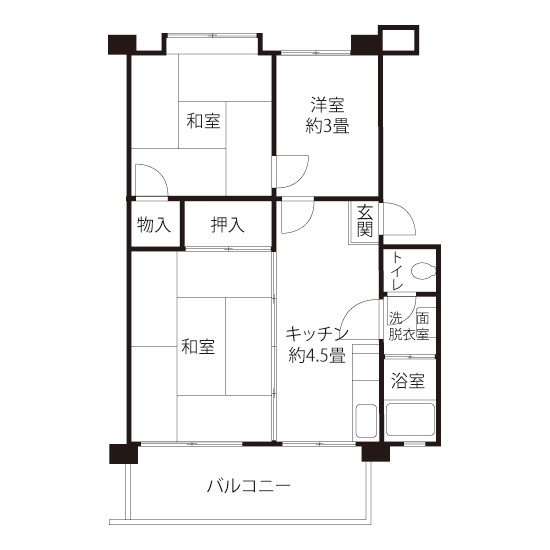 間取り図(Fタイプ)