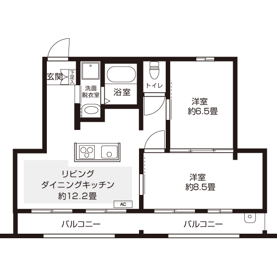 間取図（Jタイプ）