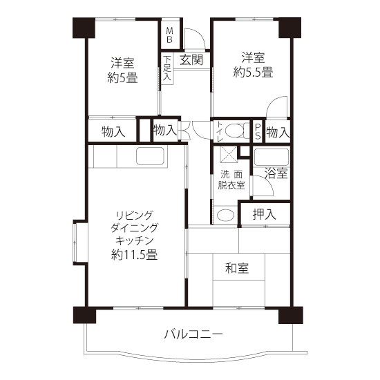 間取り図(HLタイプ)