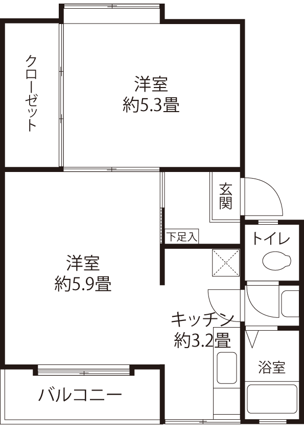 間取り図（CR2タイプ）