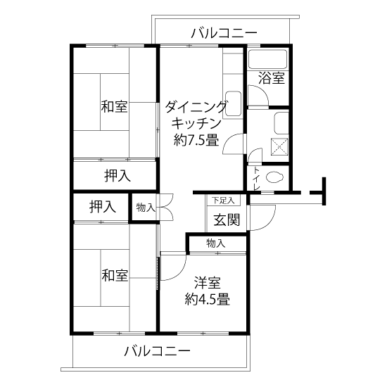 間取り図（NSタイプ）