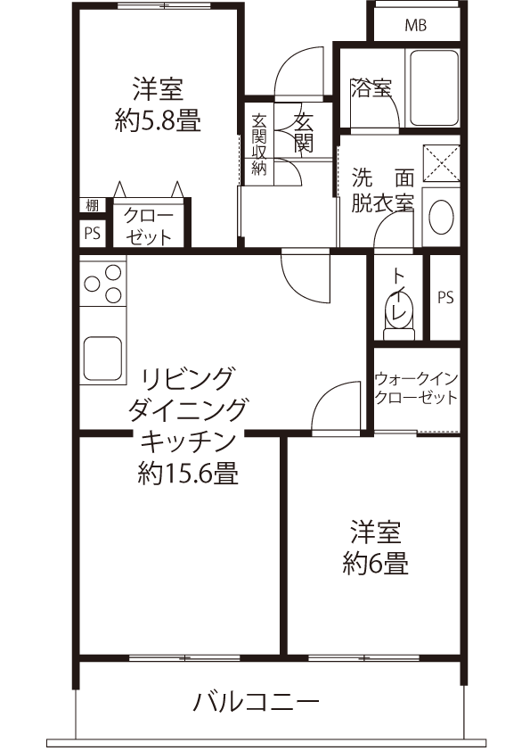 間取図（NR1タイプ）