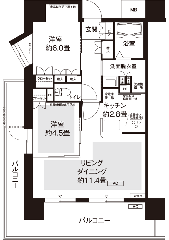 間取図（L3タイプ）