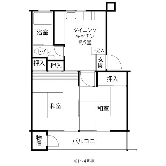 間取図(Bタイプ)