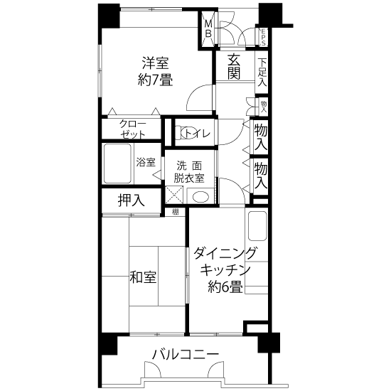 間取図（V3タイプ）