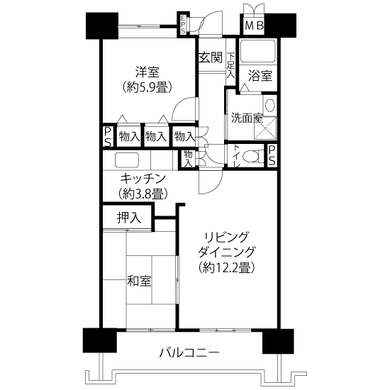 間取図（Lタイプ）