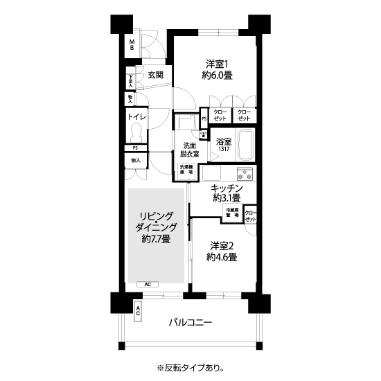 間取図（L1タイプ）