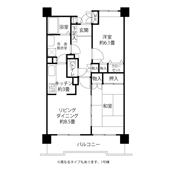 間取図（Lタイプ）