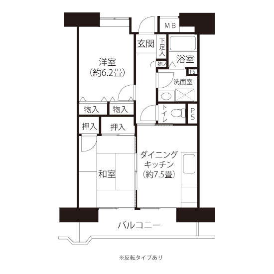 間取図（VAタイプ）