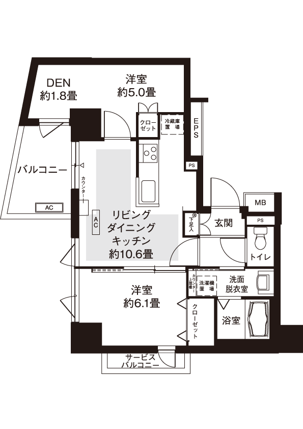 間取図(L1タイプ)