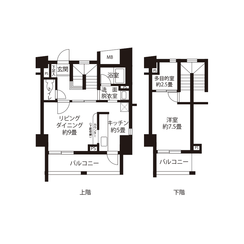 間取図（AL2タイプ）