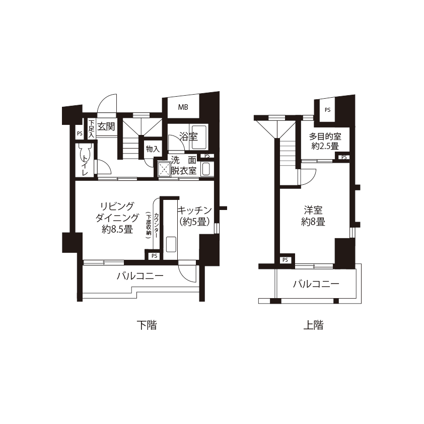 間取図（AL3タイプ）