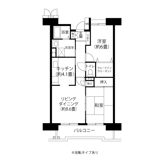 間取図（Lタイプ）