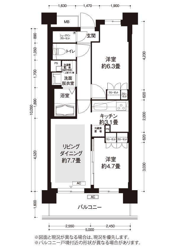 間取図(L1タイプ)