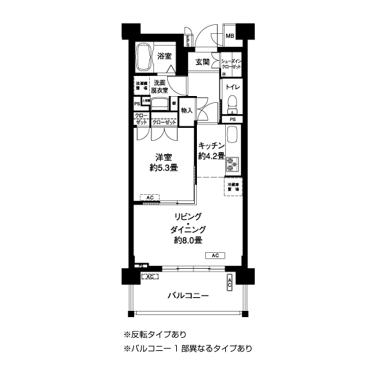 間取図（AL3タイプ）