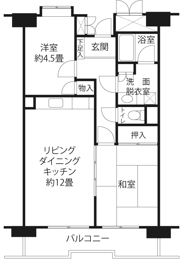 間取図（Lタイプ）