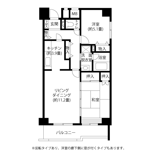 間取図（L1タイプ）