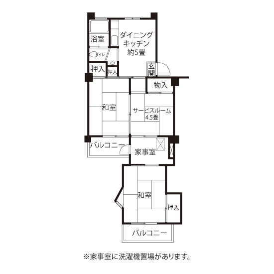 間取図（LZタイプ）