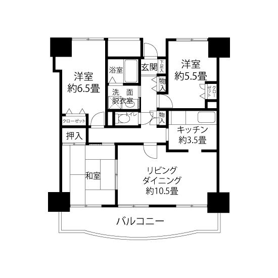 間取図（HL7タイプ）