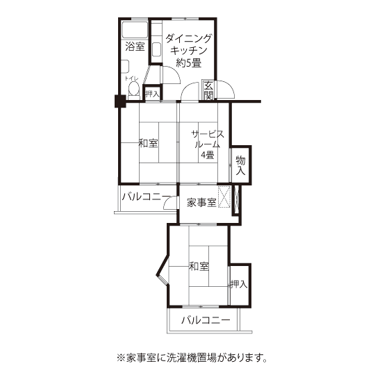 間取図（LZ2タイプ）