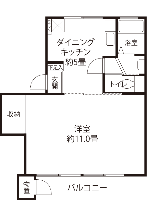 間取図（BR2タイプ）