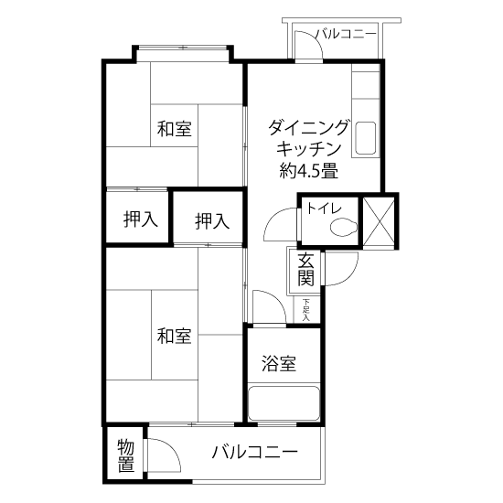 間取図（BSタイプ）