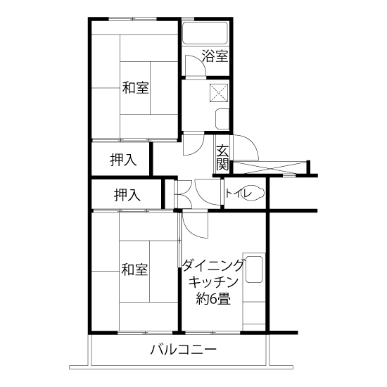 間取図（KNタイプ）