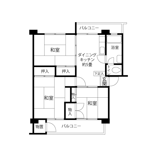 間取図（NSタイプ）