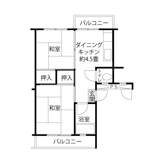 間取図（BSタイプ）