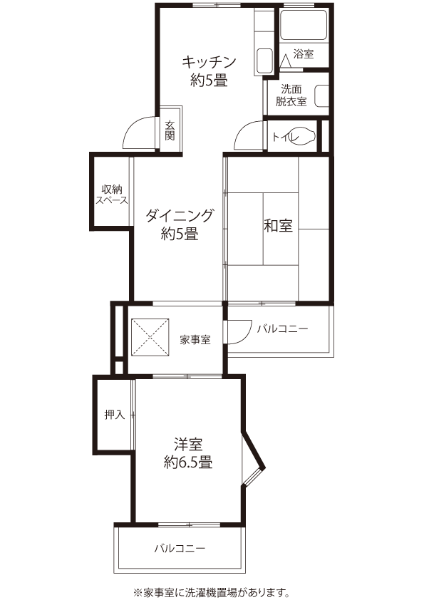 間取図（LZ2R2タイプ）