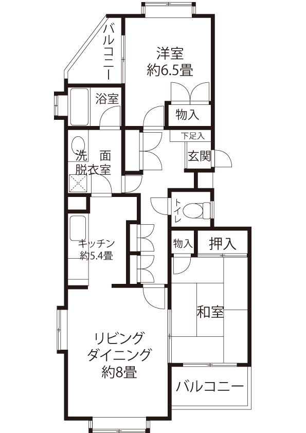 間取図（Lタイプ）