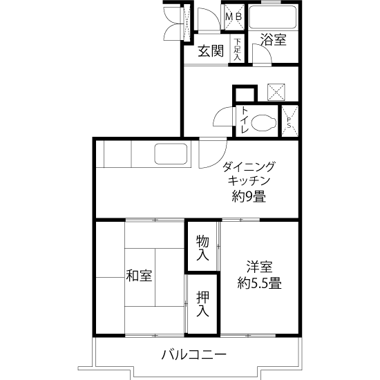 間取図（Bタイプ）