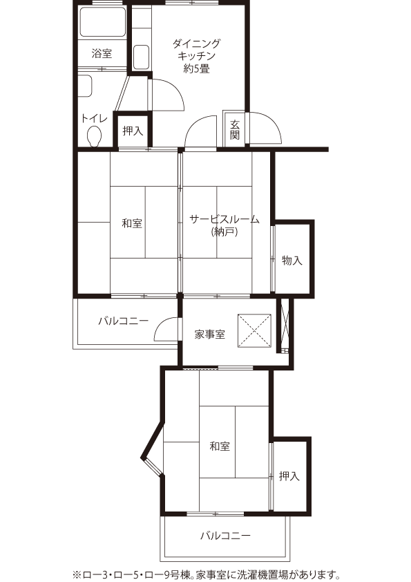 間取り図（LZ2タイプ）