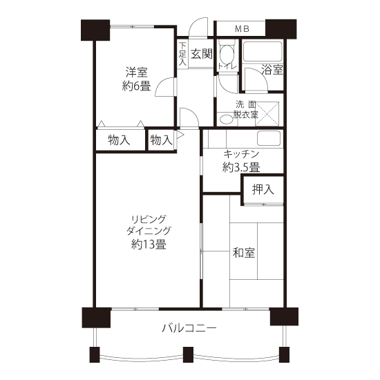 間取り図（L1タイプ）