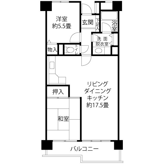 間取り図（Lタイプ）