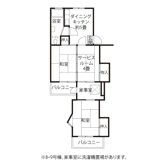 間取り図（LZ2タイプ）