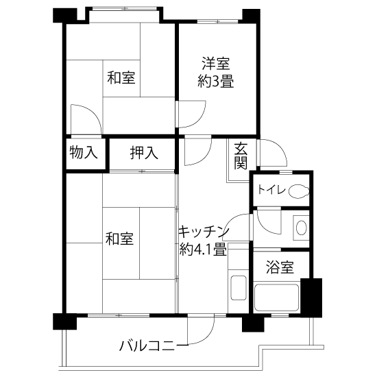 間取図（Fタイプ）