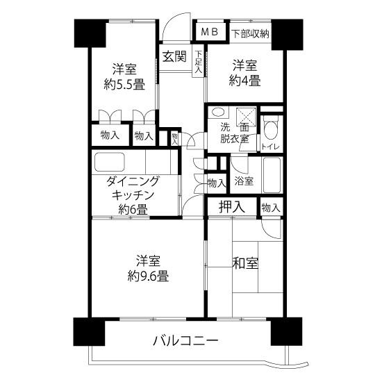 間取図（Gタイプ）