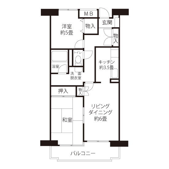 間取図（Lタイプ）