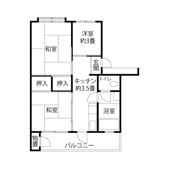 間取図（Fタイプ）