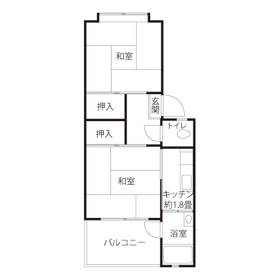 間取図（Eタイプ）