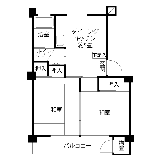 間取図（Bタイプ）