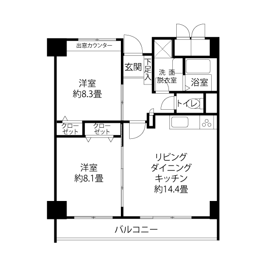 間取図（L3タイプ）