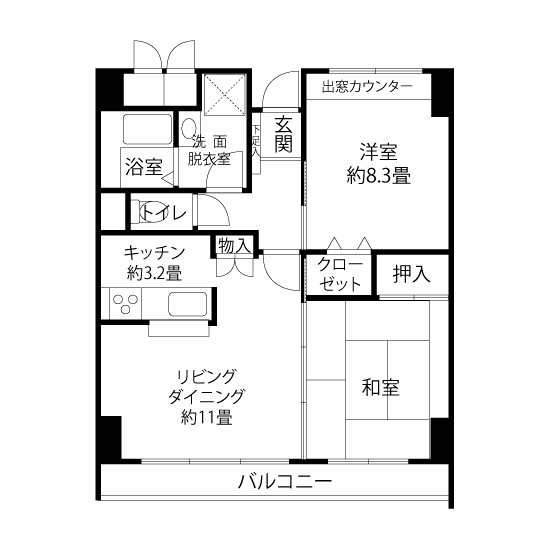 間取図（L7タイプ）