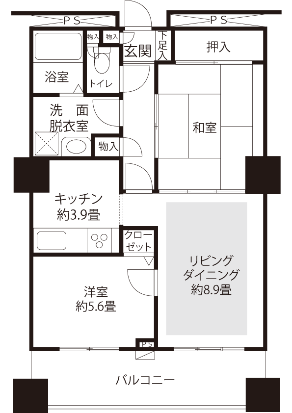 間取図（L7タイプ）