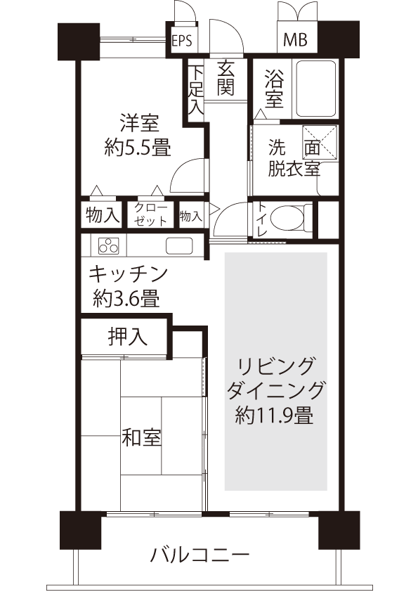 間取図（L1タイプ）