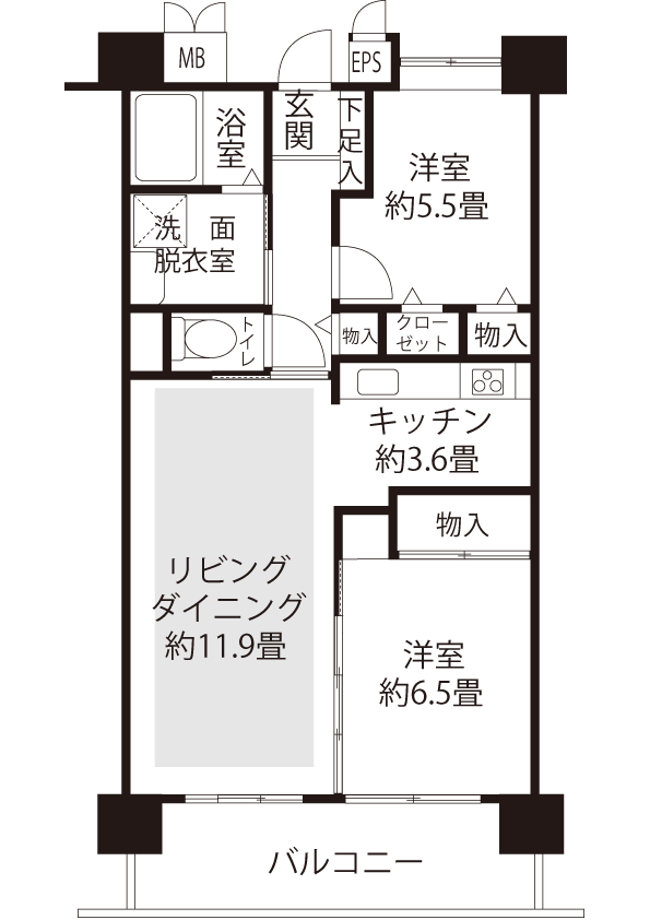 間取図（L2タイプ）